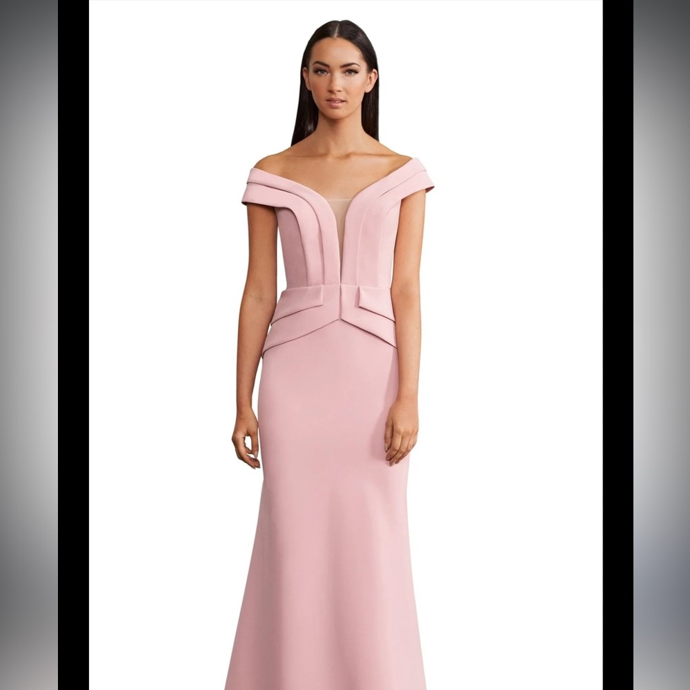 Alexander By Daymor Pink Off Shoulder Ball Gown Maxi Dress Size 12 #1159 - Picture 2 of 6